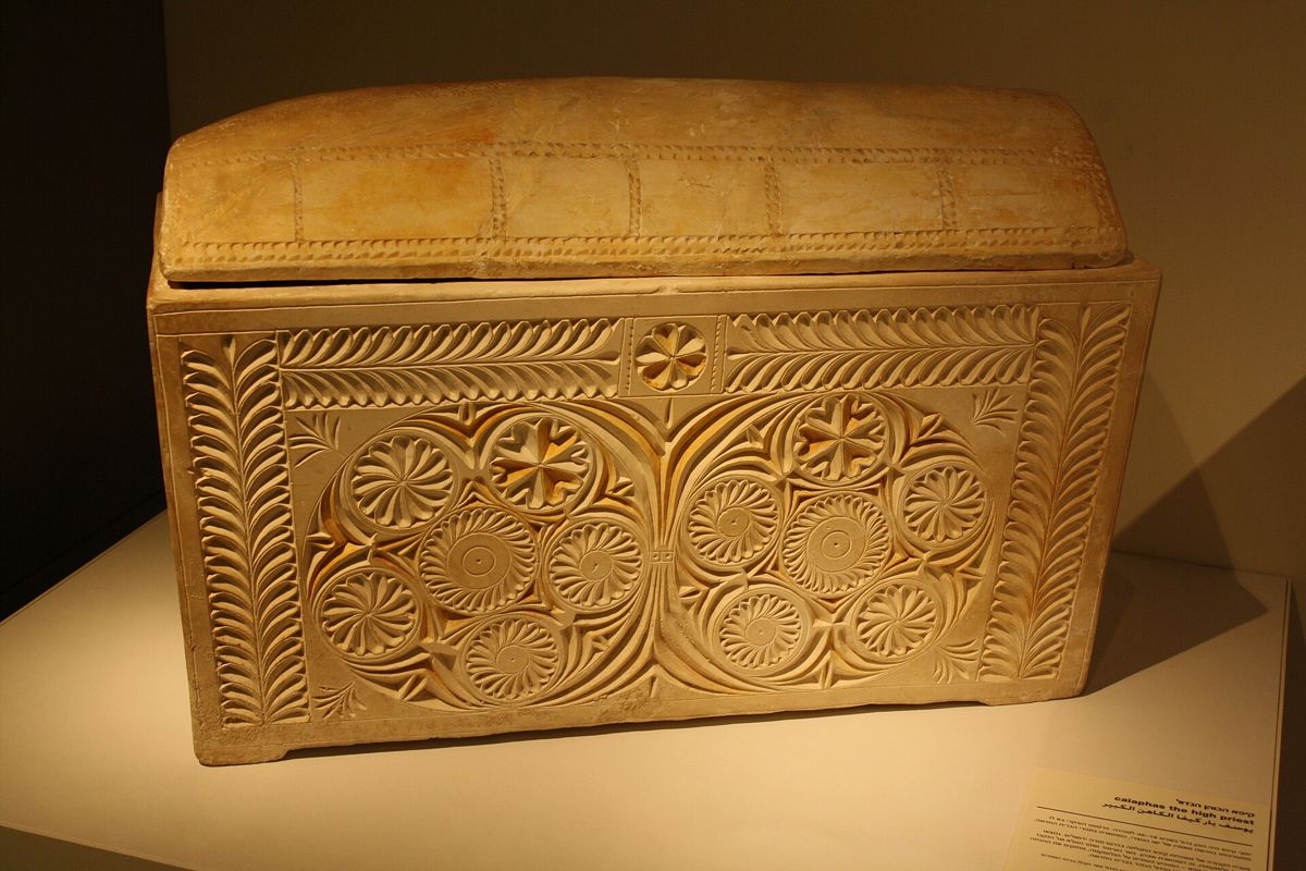 The Caiaphas ossuary.
